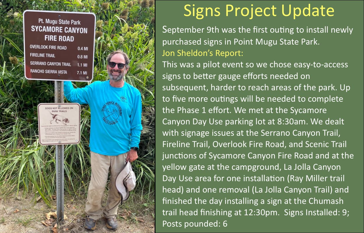 Signs Project Update